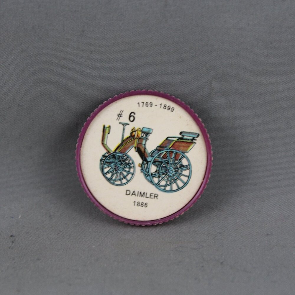 Jello Car Coins - #6 of 200 - The Daimler (1885)